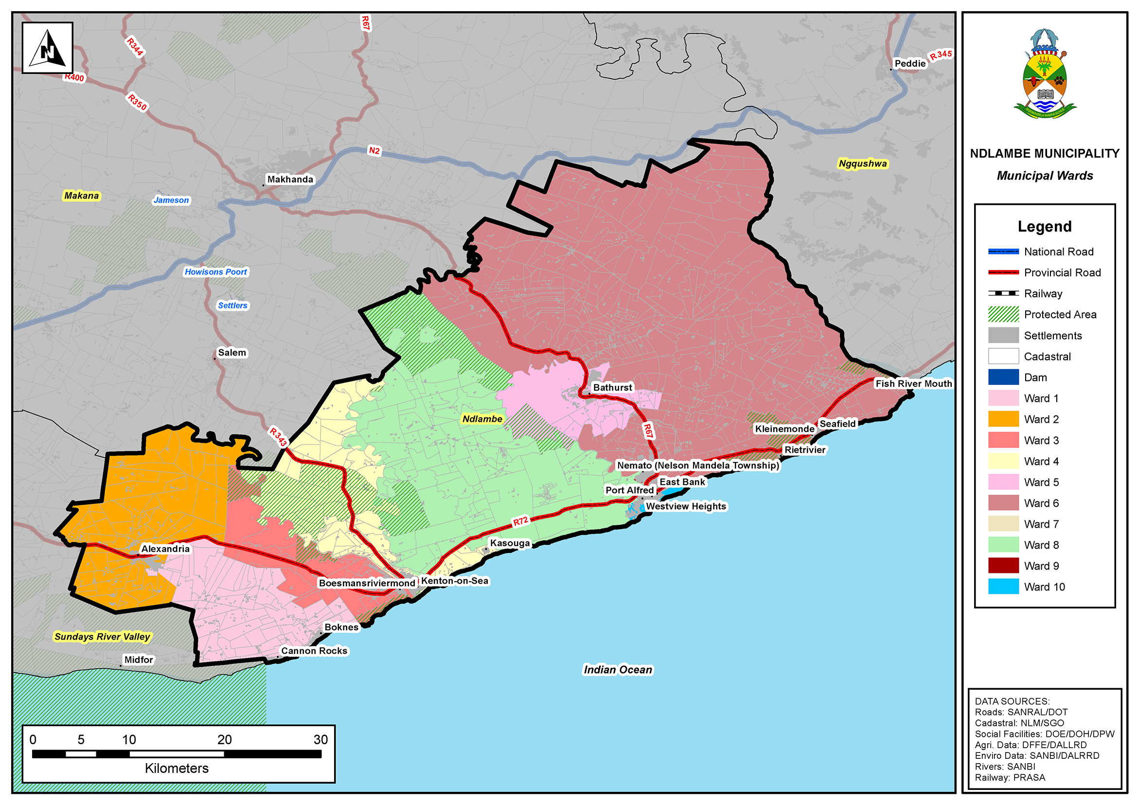 Ndlambe Ward Boundaries